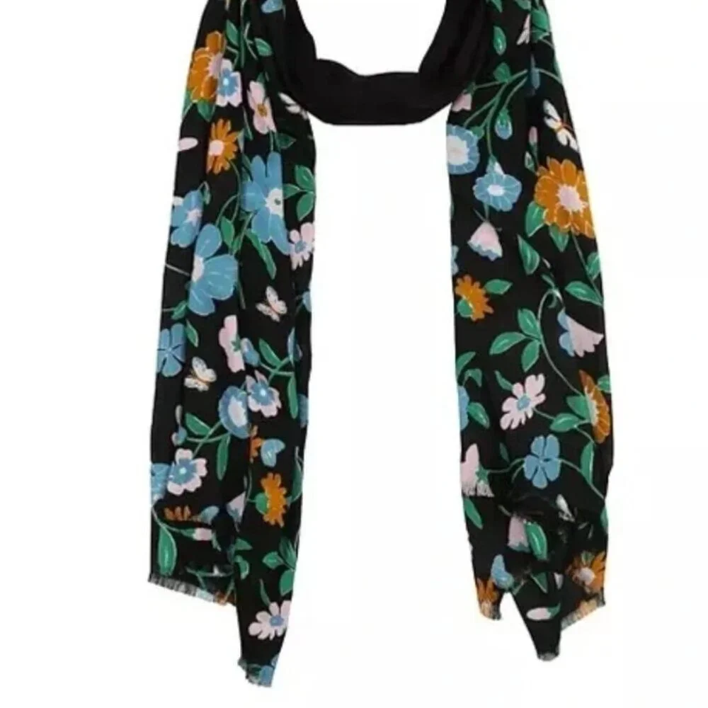 kate spade new york floral garden oblong scarf